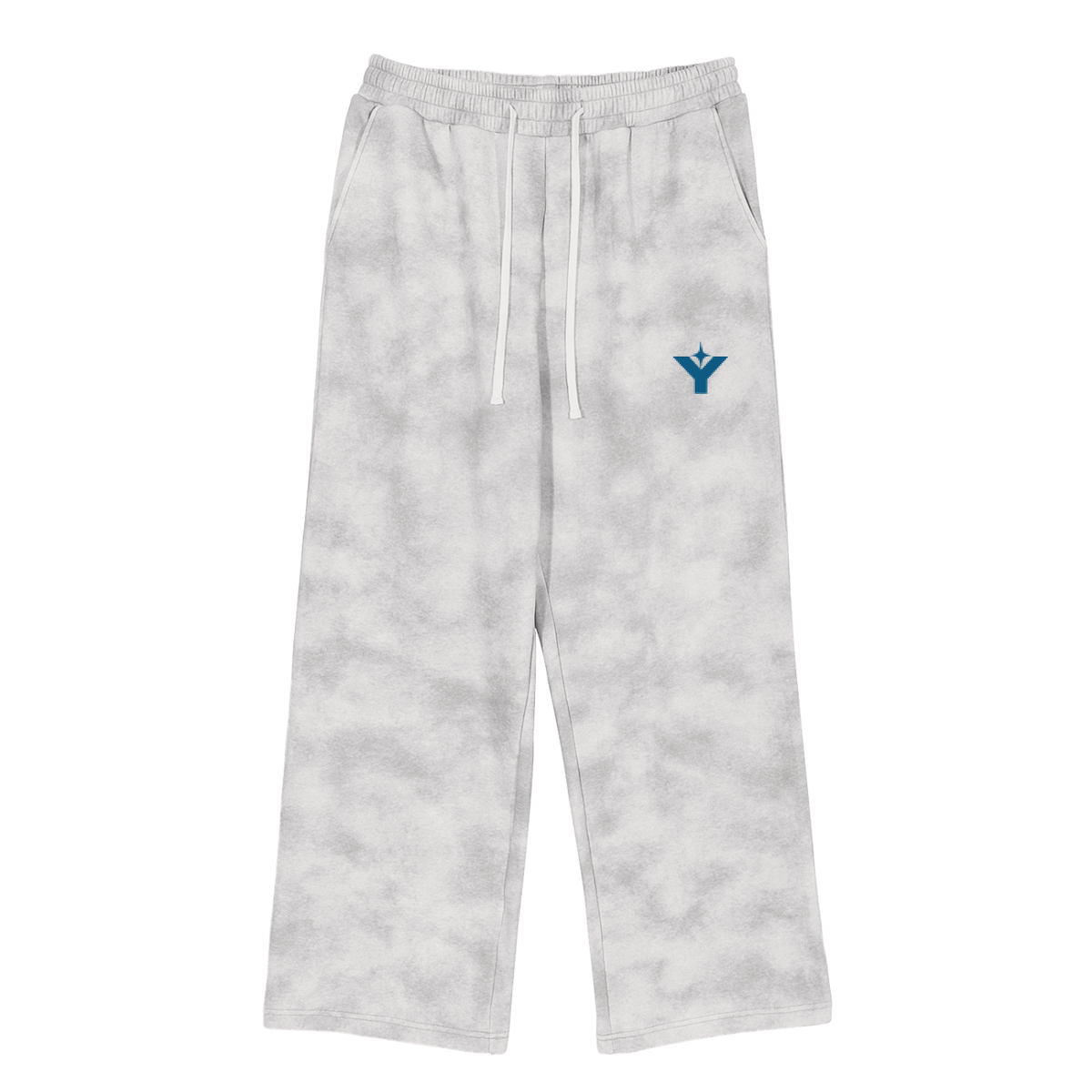 LIMITLESS” WASHED GREY SWEATPANTS
