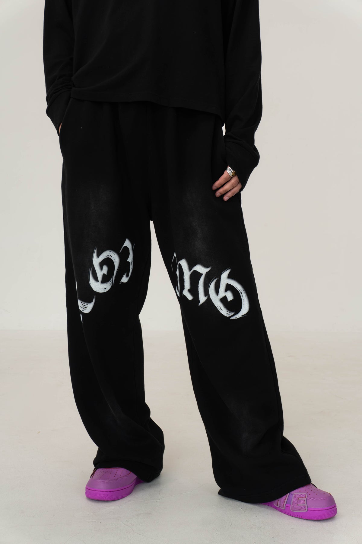 Logo Wide-Leg Pants